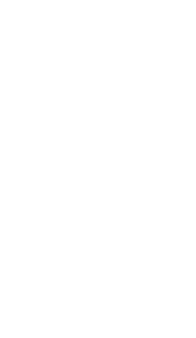 White silhouette of two feet facing in opposite directions on a black background.